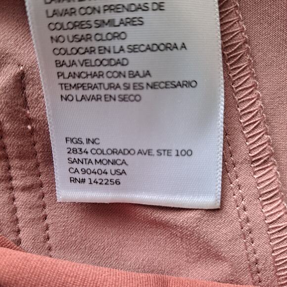 FIGS Zamora Maternity Jogger Scrub Pants Mineral Mauve Womens Tall Size XXS NWT - Picture 11 of 11